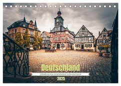 Unbekanntere Schönheiten in Deutschland (Tischkalender 2025 DIN A5 quer), CALVENDO Monatskalender