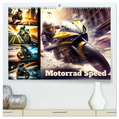 Motorrad Speed (hochwertiger Premium Wandkalender 2025 DIN A2 quer), Kunstdruck in Hochglanz - Calvendo;Meutzner, Dirk