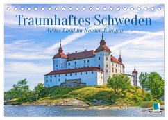 Traumhaftes Schweden: Weites Land im Norden Europas (Tischkalender 2025 DIN A5 quer), CALVENDO Monatskalender - Calvendo