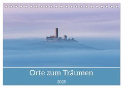 Orte zum Träumen (Tischkalender 2025 DIN A5 quer), CALVENDO Monatskalender