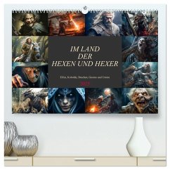 Im Land der Hexen und Hexer (hochwertiger Premium Wandkalender 2025 DIN A2 quer), Kunstdruck in Hochglanz