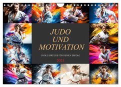 Judo und Motivation (Wandkalender 2025 DIN A4 quer), CALVENDO Monatskalender