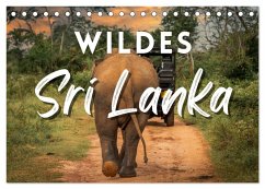 Wildes Sri Lanka (Tischkalender 2025 DIN A5 quer), CALVENDO Monatskalender