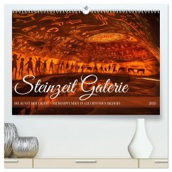 Steinzeit Galerie (hochwertiger Premium Wandkalender 2025 DIN A2 quer), Kunstdruck in Hochglanz