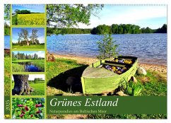 Grünes Estland - Naturparadies am Baltischen Meer (Wandkalender 2025 DIN A2 quer), CALVENDO Monatskalender