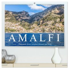 Amalfi - Traumhafte Küste zwischen Himmel und Meer (hochwertiger Premium Wandkalender 2025 DIN A2 quer), Kunstdruck in Hochglanz - Calvendo;Meyer, Dieter