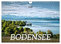 Das Jahr am Bodensee (Wandkalender 2025 DIN A4 quer), CALVENDO Monatskalender - Calvendo;Vieweg, Christof