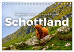 Schottland - Eine Reise in den Norden von Großbritannien. (Tischkalender 2025 DIN A5 quer), CALVENDO Monatskalender