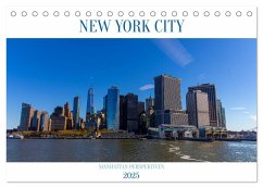 New York City Manhattan Perspektiven (Tischkalender 2025 DIN A5 quer), CALVENDO Monatskalender - Calvendo