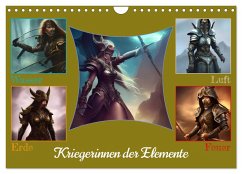 Kriegerinnen der Elemente (Wandkalender 2025 DIN A4 quer), CALVENDO Monatskalender