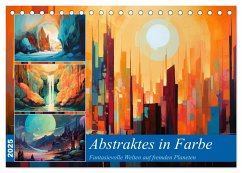 Abstraktes in Farbe (Tischkalender 2025 DIN A5 quer), CALVENDO Monatskalender - Calvendo;Waurick, Kerstin