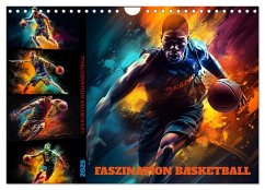 Faszination Basketball (Wandkalender 2025 DIN A4 quer), CALVENDO Monatskalender - Calvendo;Meutzner, Dirk