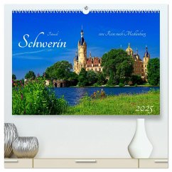 Schwerin Mecklenburg (hochwertiger Premium Wandkalender 2025 DIN A2 quer), Kunstdruck in Hochglanz