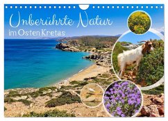 Unberührte Natur im Osten Kretas (Wandkalender 2025 DIN A4 quer), CALVENDO Monatskalender