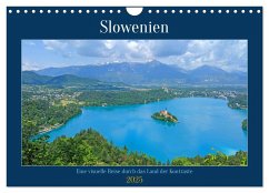 Slowenien - Eine visuelle Reise durch das Land der Kontraste (Wandkalender 2025 DIN A4 quer), CALVENDO Monatskalender