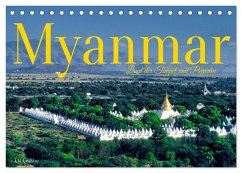 Myanmar Land der Tempel und Pagoden (Tischkalender 2025 DIN A5 quer), CALVENDO Monatskalender - Calvendo;Geißler, Uli