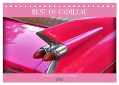 BEST OF CADILLAC - Traumschiff mit Bar und Flossen (Tischkalender 2025 DIN A5 quer), CALVENDO Monatskalender