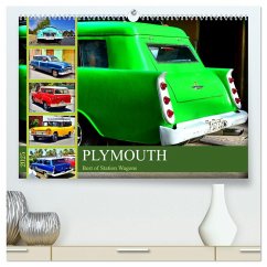 PLYMOUTH - Best of Station Wagons (hochwertiger Premium Wandkalender 2025 DIN A2 quer), Kunstdruck in Hochglanz