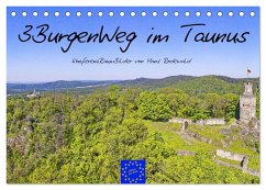 3BurgenWeg im Taunus - Der Erlebnispfad (Tischkalender 2025 DIN A5 quer), CALVENDO Monatskalender