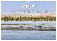 Ägypten Landschaften am Nil (Wandkalender 2025 DIN A2 quer), CALVENDO Monatskalender