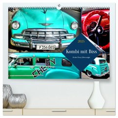 Kombi mit Biss - Als der Chevy Zähne zeigte (hochwertiger Premium Wandkalender 2025 DIN A2 quer), Kunstdruck in Hochglanz