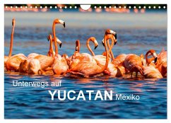 Unterwegs auf Yucatan Mexiko (Wandkalender 2025 DIN A4 quer), CALVENDO Monatskalender