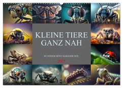 Kleine Tiere ganz nah (Wandkalender 2025 DIN A2 quer), CALVENDO Monatskalender