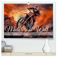 Motorcross Welt (hochwertiger Premium Wandkalender 2025 DIN A2 quer), Kunstdruck in Hochglanz