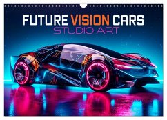 Future Vision Cars-Studio Art (Wandkalender 2025 DIN A3 quer), CALVENDO Monatskalender