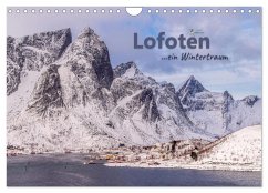 Lofoten ...ein Wintertraum (Wandkalender 2025 DIN A4 quer), CALVENDO Monatskalender