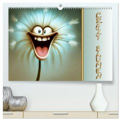 Crazy Blumen (hochwertiger Premium Wandkalender 2025 DIN A2 quer), Kunstdruck in Hochglanz