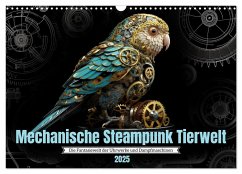 Mechanische Steampunk Tierwelt (Wandkalender 2025 DIN A3 quer), CALVENDO Monatskalender