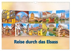 Reise durch das Elsass (Wandkalender 2025 DIN A3 quer), CALVENDO Monatskalender