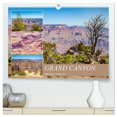 GRAND CANYON Mächtige Schlucht (hochwertiger Premium Wandkalender 2025 DIN A2 quer), Kunstdruck in Hochglanz