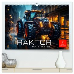 Traktor Fantasien (hochwertiger Premium Wandkalender 2025 DIN A2 quer), Kunstdruck in Hochglanz - Calvendo;Roder, Peter