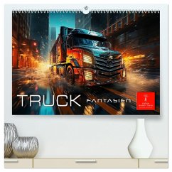 Truck Fantasien (hochwertiger Premium Wandkalender 2025 DIN A2 quer), Kunstdruck in Hochglanz - Calvendo;Roder, Peter