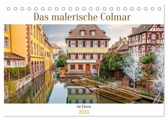 Das malerische Colmar im Elsass (Tischkalender 2025 DIN A5 quer), CALVENDO Monatskalender - Calvendo;Schwarze, Nina