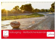 Nürburgring - Mettbrötchenkalender (Wandkalender 2025 DIN A4 quer), CALVENDO Monatskalender