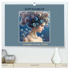 Kopfschmuck - extravagant und voller Fantasie (hochwertiger Premium Wandkalender 2025 DIN A2 quer), Kunstdruck in Hochglanz