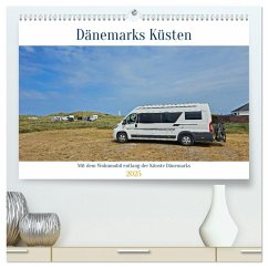 Mit dem Wohnmobil entlang der Küste Dänemarks (hochwertiger Premium Wandkalender 2025 DIN A2 quer), Kunstdruck in Hochglanz - Calvendo;Bussenius, Beate