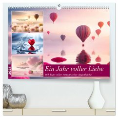 Ein Jahr voller Liebe (hochwertiger Premium Wandkalender 2025 DIN A2 quer), Kunstdruck in Hochglanz
