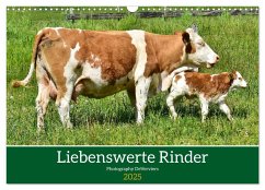 Liebenswerte Rinder (Wandkalender 2025 DIN A3 quer), CALVENDO Monatskalender - Calvendo;Glineur, Jean-Louis