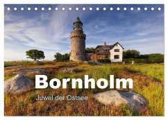 Bornholm Juwel der Ostsee (Tischkalender 2025 DIN A5 quer), CALVENDO Monatskalender