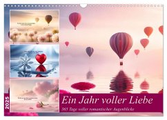 Ein Jahr voller Liebe (Wandkalender 2025 DIN A3 quer), CALVENDO Monatskalender