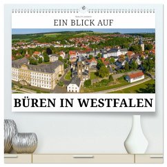 Ein Blick auf Büren in Westfalen (hochwertiger Premium Wandkalender 2025 DIN A2 quer), Kunstdruck in Hochglanz