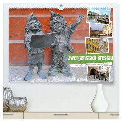 Zwergenstadt Breslau (hochwertiger Premium Wandkalender 2025 DIN A2 quer), Kunstdruck in Hochglanz