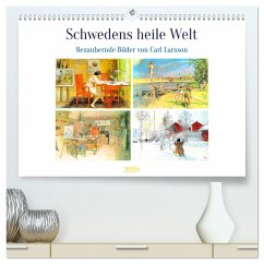 Schwedens heile Welt (hochwertiger Premium Wandkalender 2025 DIN A2 quer), Kunstdruck in Hochglanz - Calvendo;Lehmann, Steffani
