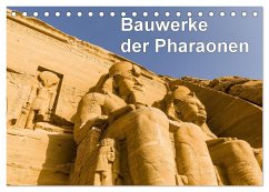 Bauwerke der Pharaonen (Tischkalender 2025 DIN A5 quer), CALVENDO Monatskalender