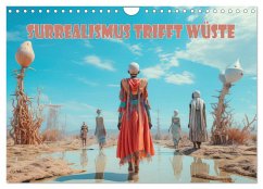 Surrealismus trifft Wüste (Wandkalender 2025 DIN A4 quer), CALVENDO Monatskalender
