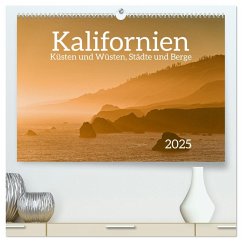 Kalifornien - Küsten und Wüsten, Städte und Berge (hochwertiger Premium Wandkalender 2025 DIN A2 quer), Kunstdruck in Hochglanz